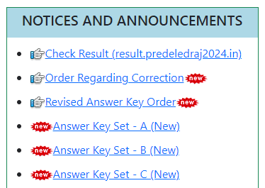 BSTC Rajasthan pre-DElEd result 2024 (predeledraj2024.in, screenshot)