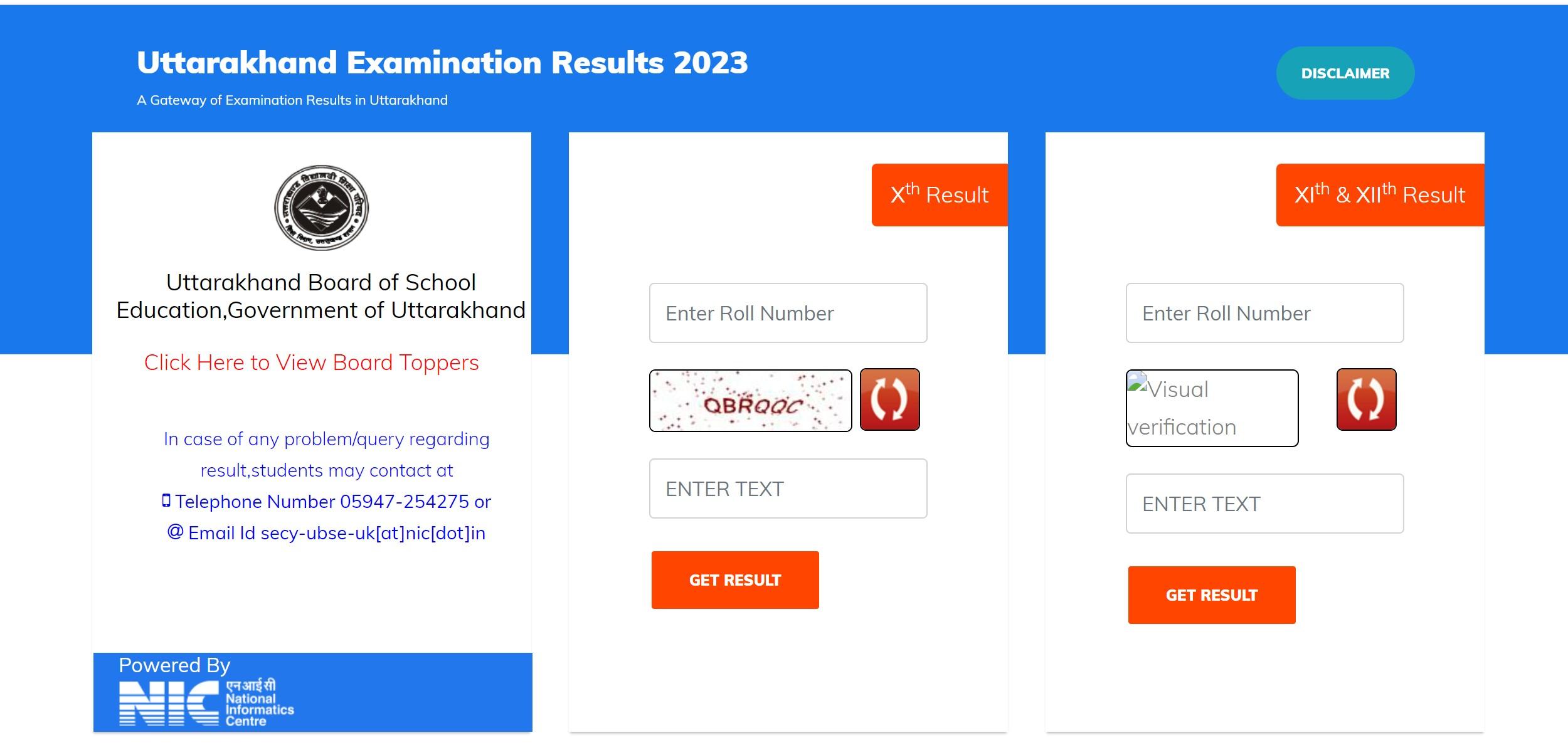 UK Board class 10th and 12th result out