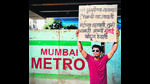 Chetan Kolge, who is famously known as ‘Poster Boy Chetan’, uses humorous handmade posters to highlight civic issues in still images. Kolge filmed himself sitting inside a pothole holding up a poster proclaiming ‘We are ready to use helmet for the pillion riders, are you ready to give us better roads?’ It became a talking point on social media. (HT PHOTO) Chetan Kolge, who is famously known as ‘Poster Boy Chetan’, uses humorous handmade posters to highlight civic issues in still images. Kolge filmed himself sitting inside a pothole holding up a poster proclaiming ‘We are ready to use helmet for the pillion riders, are you ready to give us better roads?’ It became a talking point on social media. (HT PHOTO)