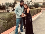 Devoleena Bhattacharjee with husband Shanwaz Shaikh. Devoleena Bhattacharjee with husband Shanwaz Shaikh.