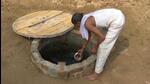 File photo of a priest taking out water from a well constructed under Saraswati River in Haryana’s Mughalwali village in Yamunanagar district (HT Photo) File photo of a priest taking out water from a well constructed under Saraswati River in Haryana’s Mughalwali village in Yamunanagar district (HT Photo)