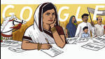 Google honoured Subhadra Kumari Chauhan on her 117th birth anniversary with a Doodle in 2021. Google honoured Subhadra Kumari Chauhan on her 117th birth anniversary with a Doodle in 2021.
