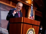 Senate Majority Leader Chuck Schumer.(AP) Senate Majority Leader Chuck Schumer.(AP)