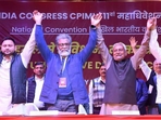 Bihar CM Nitish Kumar at the CPI-ML convention in Patna on Saturday. (Santosh Kumar) Bihar CM Nitish Kumar at the CPI-ML convention in Patna on Saturday. (Santosh Kumar)