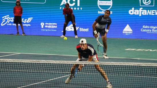 Ramkumar Ramanathan (behind) Ramkumar Ramanathan (behind)