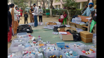 In the name of public service, NGOs were distributing medicines illegally inside Ludhiana civil hospital on Thursday. (HT Photo) In the name of public service, NGOs were distributing medicines illegally inside Ludhiana civil hospital on Thursday. (HT Photo)
