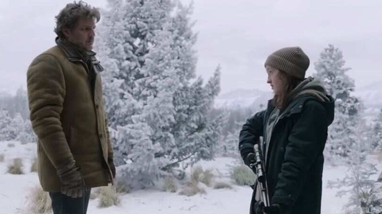 A still from The Last of Us, Episode 6 featuring Bella Ramsey and Pedro Pascal. A still from The Last of Us, Episode 6 featuring Bella Ramsey and Pedro Pascal.
