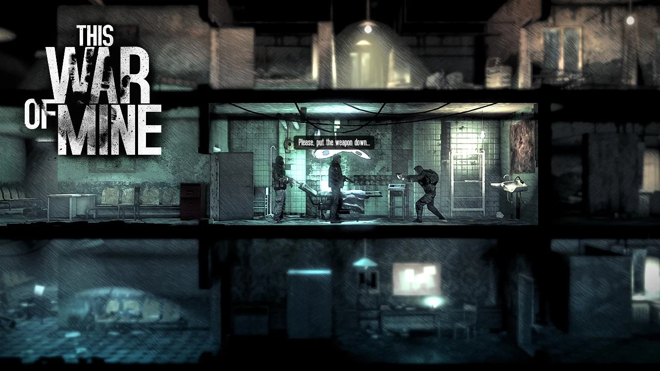 This War of Mine is set in a post-war period and focuses on maintaining a group of survivors. (11 bit studios) This War of Mine is set in a post-war period and focuses on maintaining a group of survivors. (11 bit studios)