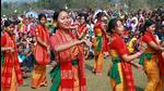 An election rally in Meghalaya’s West Garo Hills on Friday. (ANI Photo) An election rally in Meghalaya’s West Garo Hills on Friday. (ANI Photo)