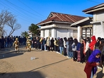According to the Election Commission, 305 companies from various security forces have been deployed at the polling stations across the state to ensure a smooth and fair voting process. (PTI) According to the Election Commission, 305 companies from various security forces have been deployed at the polling stations across the state to ensure a smooth and fair voting process. (PTI)