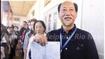 Nagaland chief minister Neiphiu Rio cast his vote in the Northern Angami-II seat, from where he is contesting. (Twitter/Neiphiu Rio) Nagaland chief minister Neiphiu Rio cast his vote in the Northern Angami-II seat, from where he is contesting. (Twitter/Neiphiu Rio)