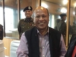 Meghalaya deputy chief minister Prestone Tynsong. Meghalaya deputy chief minister Prestone Tynsong.