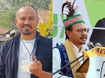 TMC's Rupa Marak (L) and NPP's James Sangma. (Credits: ANI,Twitter) TMC's Rupa Marak (L) and NPP's James Sangma. (Credits: ANI,Twitter)