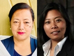 Salhoutuonuo Kruse (left) and Hekani Jakhalu Salhoutuonuo Kruse (left) and Hekani Jakhalu
