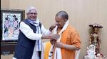 BSP’s Jaunpur MP Shyam Singh Yadav calling on Uttar Pradesh chief minister Yogi Adityanath in Lucknow on Saturday. (SOURCED) BSP’s Jaunpur MP Shyam Singh Yadav calling on Uttar Pradesh chief minister Yogi Adityanath in Lucknow on Saturday. (SOURCED)