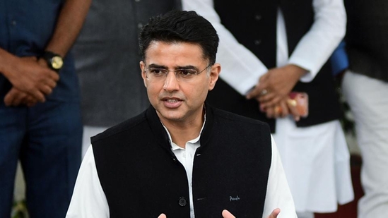 Congress leader Sachin Pilot. (ANI)(HT_PRINT)