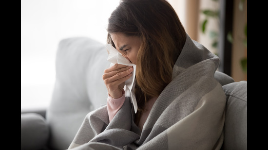 As rain accompanied by thunder in many parts of the city on Monday and Tuesday led to a drastic fall in mercury levels doctors warned against a further rise in cases of cold and cough. (REPRESENTATIVE IMAGE) As rain accompanied by thunder in many parts of the city on Monday and Tuesday led to a drastic fall in mercury levels doctors warned against a further rise in cases of cold and cough. (REPRESENTATIVE IMAGE)