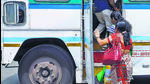 Pune, India - April 20, 2022: The bus operations of the Pune division at Swargate ST Bus Stand of the Maharashtra State Road Transport Corporation (MSRTC) is on track as protesting workers have resumed duties. At least 3,200 of the 4,192 workers have joined back, in Pune, India, on Wednesday, April 20, 2022. (Photo by Rahul Raut/HT PHOTO) (Rahul Raut/HT Photo) Pune, India - April 20, 2022: The bus operations of the Pune division at Swargate ST Bus Stand of the Maharashtra State Road Transport Corporation (MSRTC) is on track as protesting workers have resumed duties. At least 3,200 of the 4,192 workers have joined back, in Pune, India, on Wednesday, April 20, 2022. (Photo by Rahul Raut/HT PHOTO) (Rahul Raut/HT Photo)