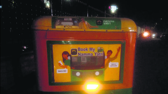 Namma Yatri, launched by Autorickshaw Drivers Union (ARDU),has completed over 360,000 rides and earned over <span class='webrupee'>₹</span>6 crore revenue (HT Photo) Namma Yatri, launched by Autorickshaw Drivers Union (ARDU),has completed over 360,000 rides and earned over <span class='webrupee'>₹</span>6 crore revenue (HT Photo)