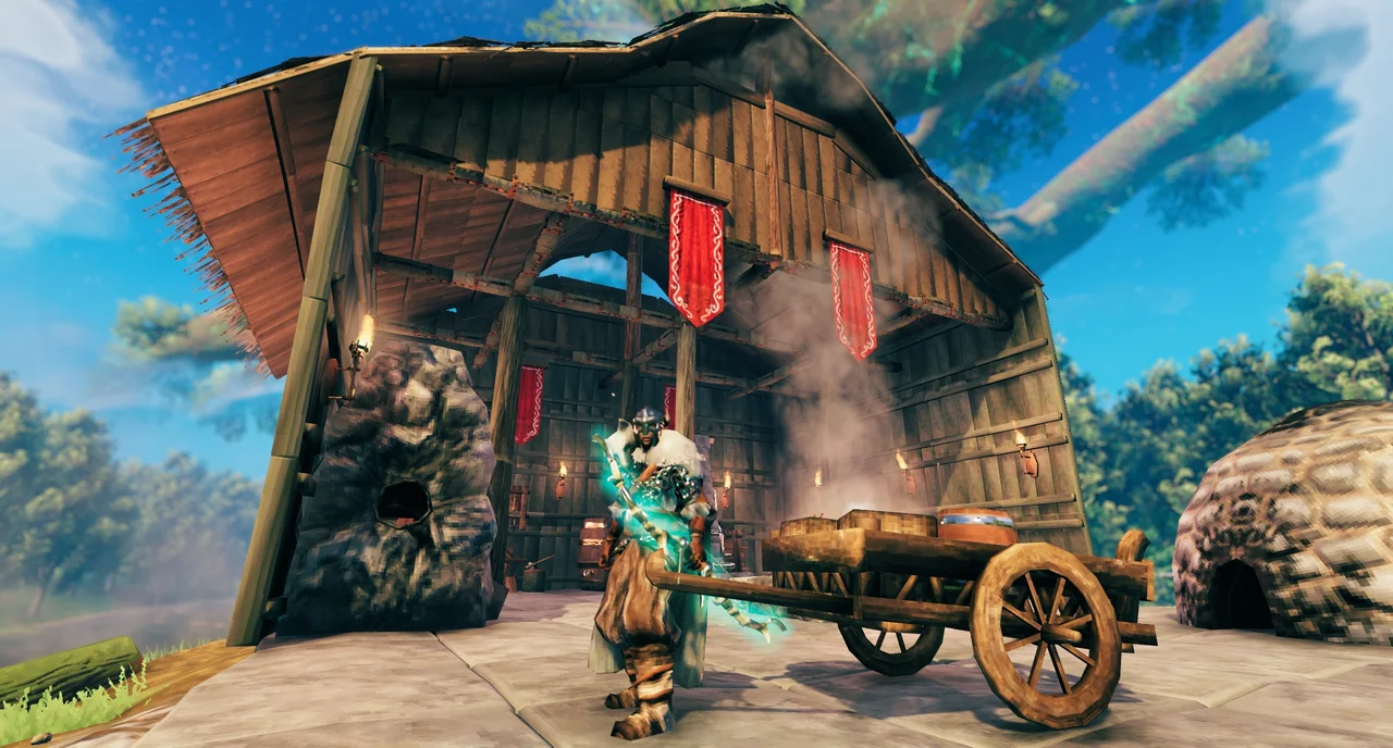 Cart in Valheim Cart in Valheim