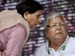 Former union minister Lalu Prasad Yadav, and his wife and former Bihar chief minister Rabri Devi Former union minister Lalu Prasad Yadav, and his wife and former Bihar chief minister Rabri Devi