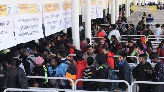 Over 2.83 lakh educated and semi-educated people registered with the state's various employment exchanges in Gujarat