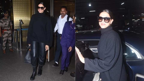 Deepika Padukone at Mumbai airport on Friday. (Pics; Varinder Chawla) Deepika Padukone at Mumbai airport on Friday. (Pics; Varinder Chawla)