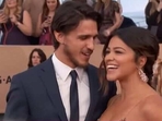 Gina Rodriguez with Joe Locicero. Gina Rodriguez with Joe Locicero.