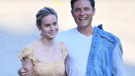 Brie Larson with Elijah Allan Blitz. Brie Larson with Elijah Allan Blitz.