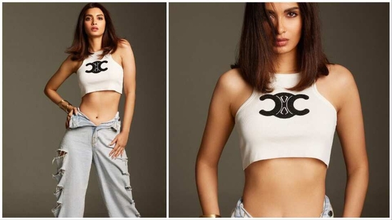 Diana Penty's Instagram handle features various photos of herself in different looks. In some, she can be seen pulling off desi looks like the queen she already is and in some, she rocks the boss lady vibes in trendy fits. In her latest set of images, she can be seen giving cool-girl energy in basic street-wear.&nbsp;(Instagram/@dianapenty)
