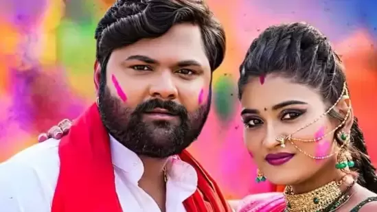 Akanksha Dubey with Samar Singh. Akanksha Dubey with Samar Singh.