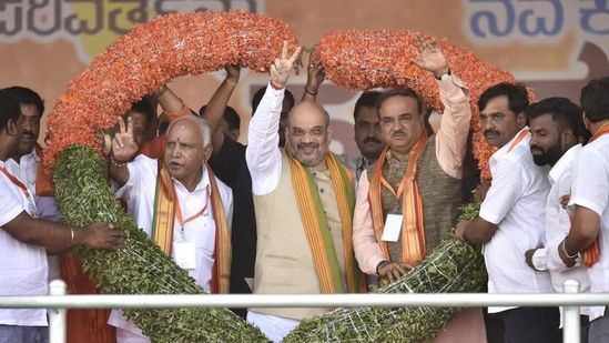 Karnataka: BJP likely to release the first list of candidates on April 6 or 7(Arijit Sen / HT Photo) Karnataka: BJP likely to release the first list of candidates on April 6 or 7(Arijit Sen / HT Photo)