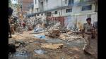 Police keep vigil after a clash erupted in Sasaram, on Saturday. (AFP) Police keep vigil after a clash erupted in Sasaram, on Saturday. (AFP)
