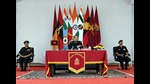 Lt Gen V Sabid Syed, Commandant AMC Centre and College, addressing the attendees. (HT Photo) Lt Gen V Sabid Syed, Commandant AMC Centre and College, addressing the attendees. (HT Photo)