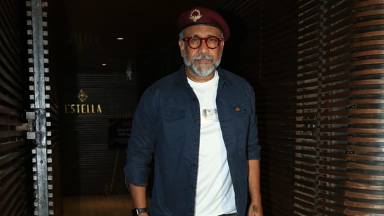 Bheed director Anubhav Sinha hosted a get-together in Mumbai on Sunday. The film revolves around all that happened when India was put under lockdown amid coronavirus pandemic. (Varinder Chawla)