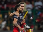 Bengaluru: Royal Challengers Bangalore batters Virat Kohli and Glenn Maxwell walk back after winning over Mumbai Indians during the IPL 2023 match between Royal Challengers Bangalore and Mumbai Indians at M Chinnaswamy Stadium, in Bengaluru, Sunday, April 2, 2023. (PTI Photo/Shailendra Bhojak)(PTI04_02_2023_000418A)(PTI) Bengaluru: Royal Challengers Bangalore batters Virat Kohli and Glenn Maxwell walk back after winning over Mumbai Indians during the IPL 2023 match between Royal Challengers Bangalore and Mumbai Indians at M Chinnaswamy Stadium, in Bengaluru, Sunday, April 2, 2023. (PTI Photo/Shailendra Bhojak)(PTI04_02_2023_000418A)(PTI)