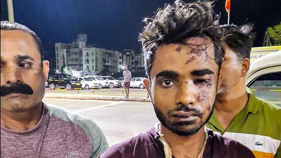 Shahrukh Saifi has been accused of using petrol to set fire to co-passengers on a Kerala train on April 2. (PTI) Shahrukh Saifi has been accused of using petrol to set fire to co-passengers on a Kerala train on April 2. (PTI)