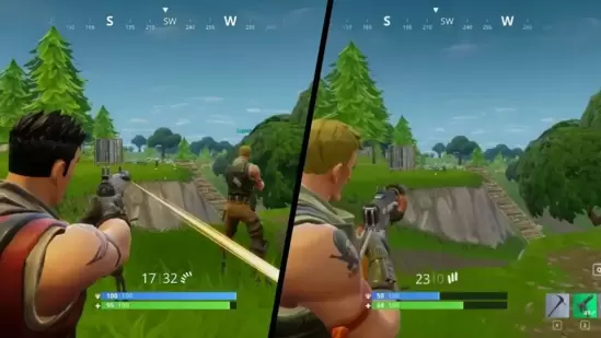 You can play split screen on Fortnite on Xbox and PlayStation 4, however, this feature is not available on all platforms You can play split screen on Fortnite on Xbox and PlayStation 4, however, this feature is not available on all platforms
