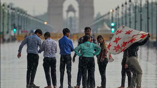 Rains in the second half of March kept the temperatures in check in Delhi. (PTI) Rains in the second half of March kept the temperatures in check in Delhi. (PTI)