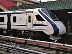 Vande Bharat Express train is the fastest train in India, with a top speed of 180 kmph.(MINT_PRINT) Vande Bharat Express train is the fastest train in India, with a top speed of 180 kmph.(MINT_PRINT)