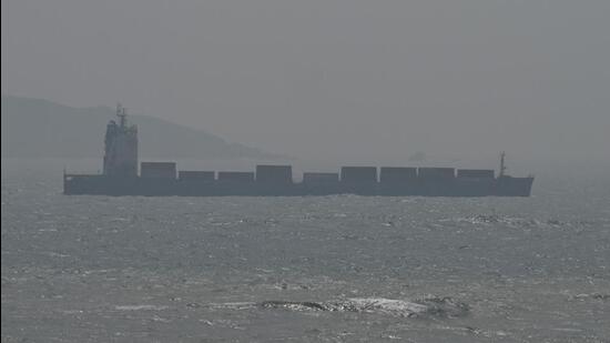 A ship sails in the Taiwan Strait, as seen from Pingtan island, the closest point to Taiwan, in China’s southeast Fujian province. (AFP) A ship sails in the Taiwan Strait, as seen from Pingtan island, the closest point to Taiwan, in China’s southeast Fujian province. (AFP)