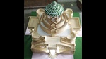 A model of the proposed new Jain temple. (HT Photo) A model of the proposed new Jain temple. (HT Photo)