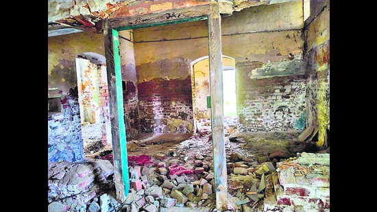 The present picture of the jail where Giani Zail Singh was kept captive. (HT Photo) The present picture of the jail where Giani Zail Singh was kept captive. (HT Photo)