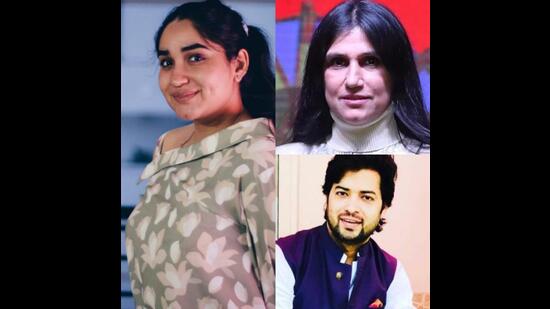 Gunriddh Sial, Rina Dhaka and Manish Tripathi Gunriddh Sial, Rina Dhaka and Manish Tripathi