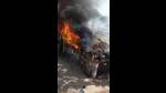 Firefighters rushed to the scene with three fire tenders that were refilled 15 times to douse the flames. (HT) Firefighters rushed to the scene with three fire tenders that were refilled 15 times to douse the flames. (HT)