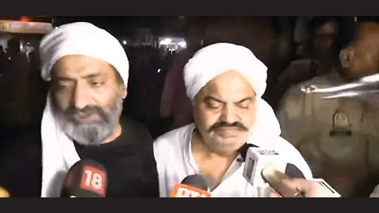 Atiq and Ashraf were shot dead in Prayagraj in full media glare on Saturday night. Atiq and Ashraf were shot dead in Prayagraj in full media glare on Saturday night.