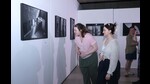 Visitors taking a look at the works on display (HT Photos) Visitors taking a look at the works on display (HT Photos)
