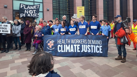Environmental groups including Extinction Rebellion, have vowed new and "creative" campaigns of disobedience unless the govt meets their demands over fossil fuels.(Twitter/ The BMJ) Environmental groups including Extinction Rebellion, have vowed new and "creative" campaigns of disobedience unless the govt meets their demands over fossil fuels.(Twitter/ The BMJ)