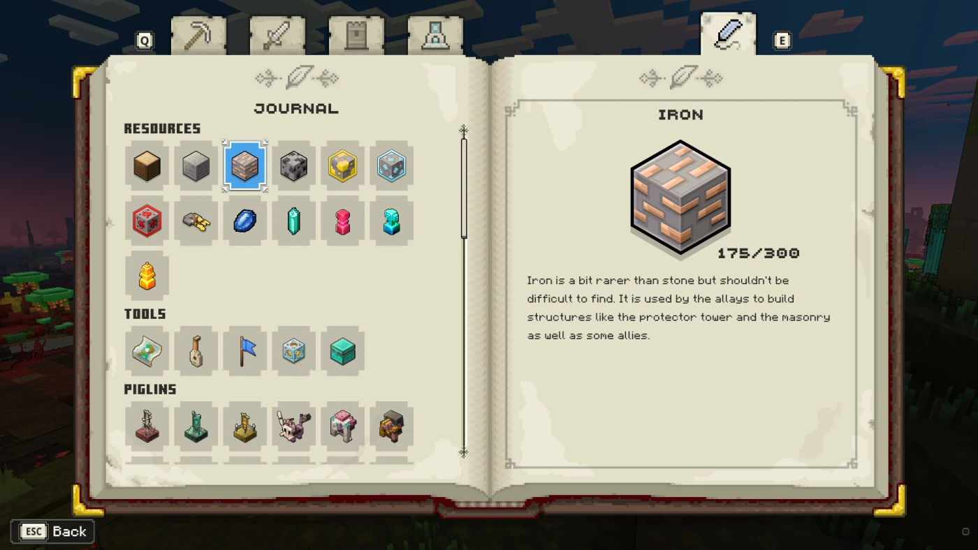 Iron block in Minecraft Legends. Iron block in Minecraft Legends.