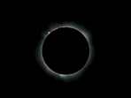 A total solar eclipse was seen from Exmouth, Western Australia on Thursday.(via REUTERS)